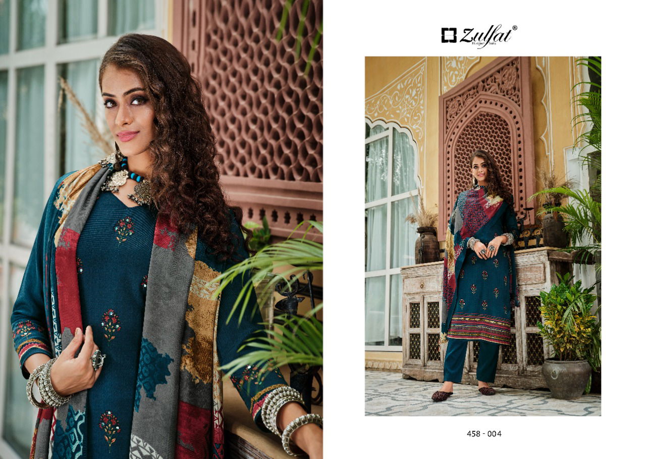 Zulfat Nusrat Fancy Ready Made Wholesale Suit Collection